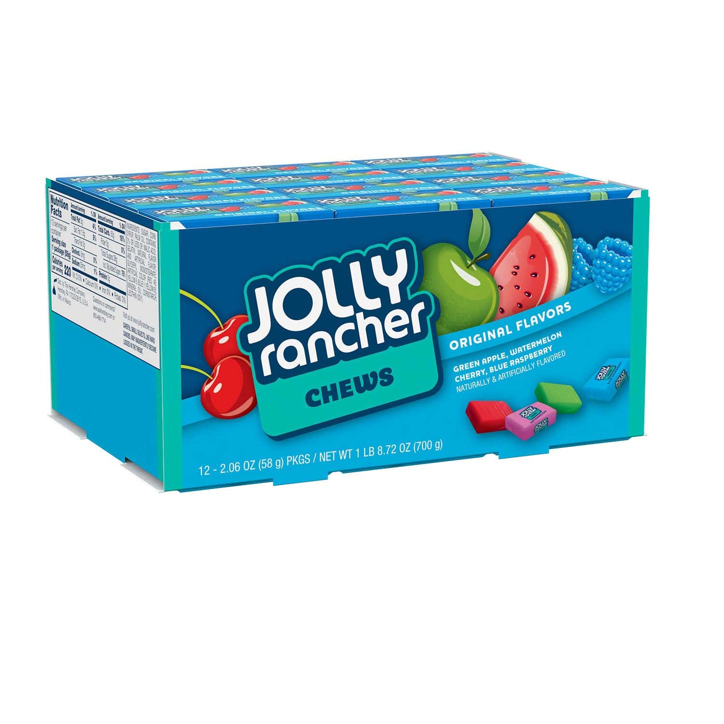Caja de 12 unidades de Jolly Rancher Fruit Chews