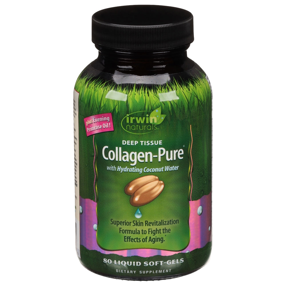 Irwin Naturals Colágeno-Puro de Tejido Profundo en Cápsulas Líquidas - 80ct