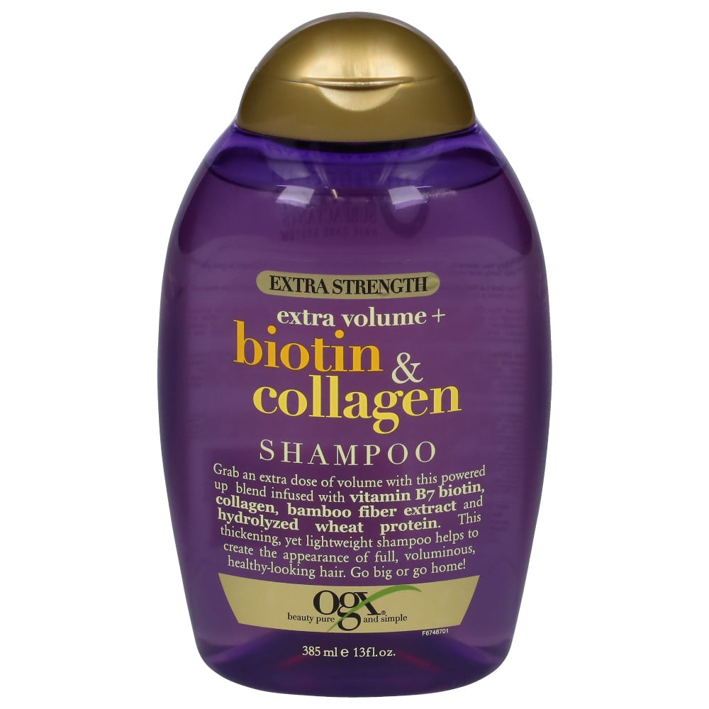 Champú Extra Fuerte Ogx Biotin & Colágeno