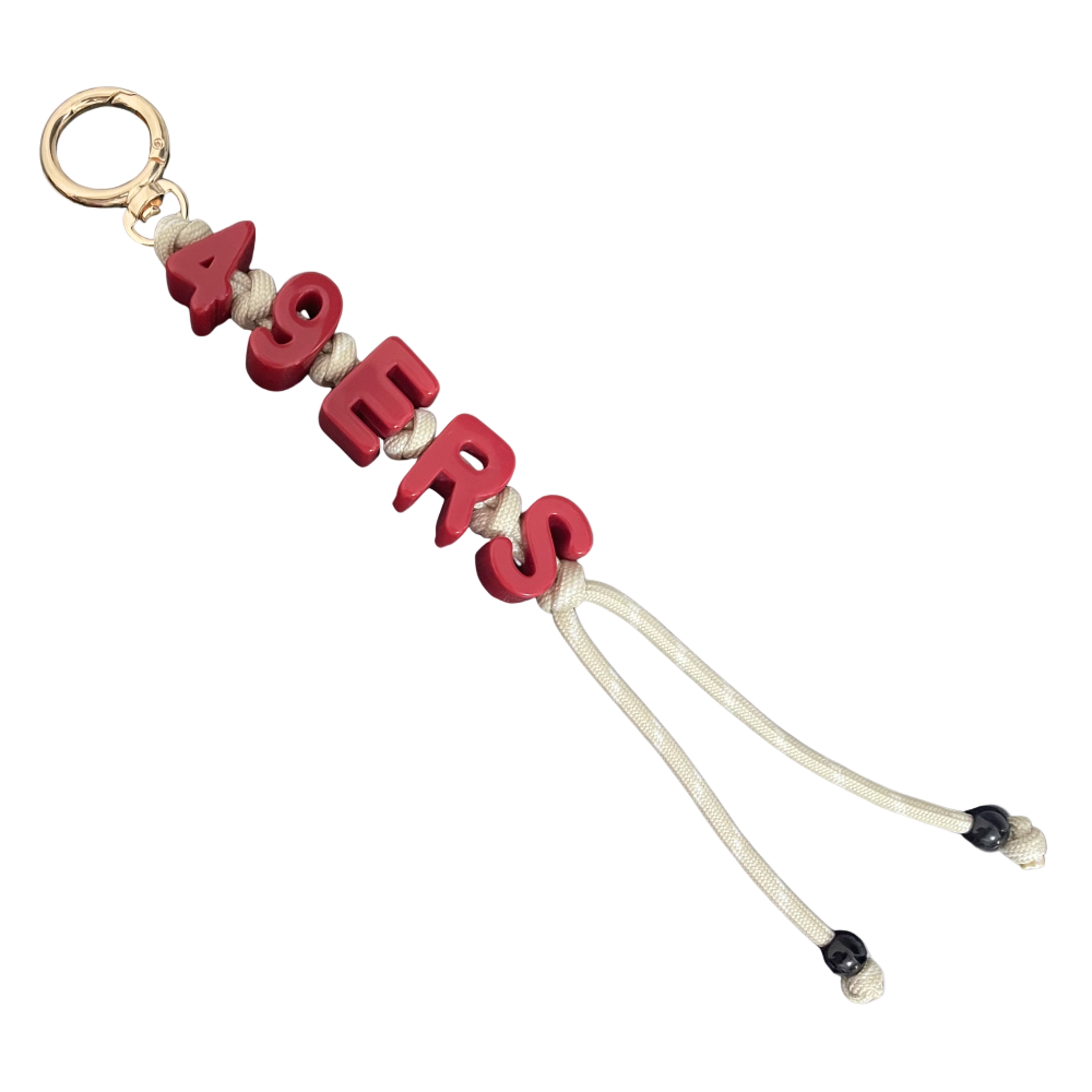 Charm de bolsa 49ERS - Accesorio de llavero elegante