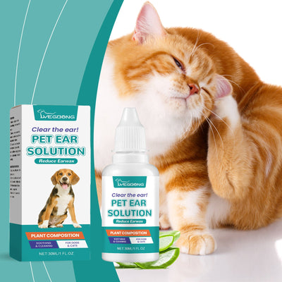 Premium Pet Ear Cleaning Wipes for Cats and Dogs