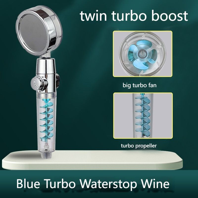 Premium Handheld Shower Head with Turbo Cyclone Filtration