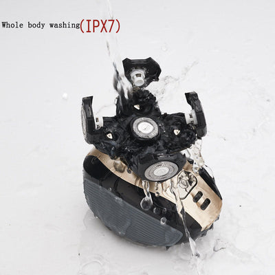 Multifunctional 5-Head Shaver Rechargeable Razor Water Washing Bald Head Machine Five-In-One Razor - Korvel