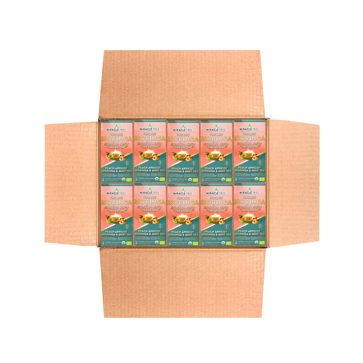 Moringa Energy Tea - Peach Mint Apricot