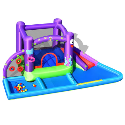 Castillo Inflable con Tobogán de Agua para Diversión Sin Fin en Verano