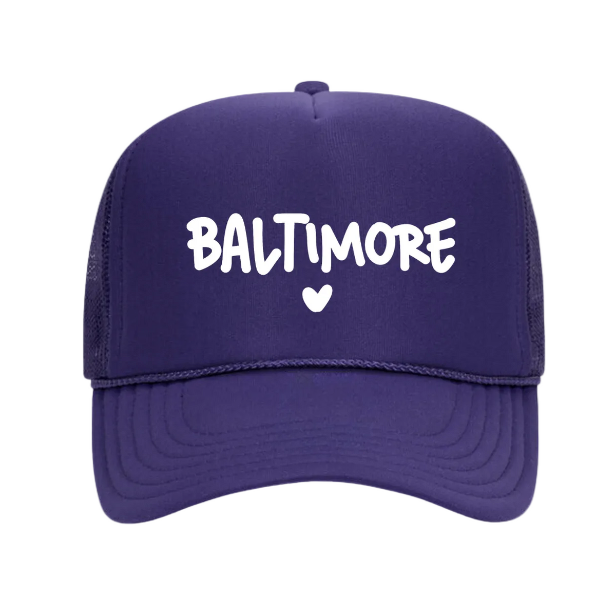 Casquette Trucker Imprimée I Love Baltimore