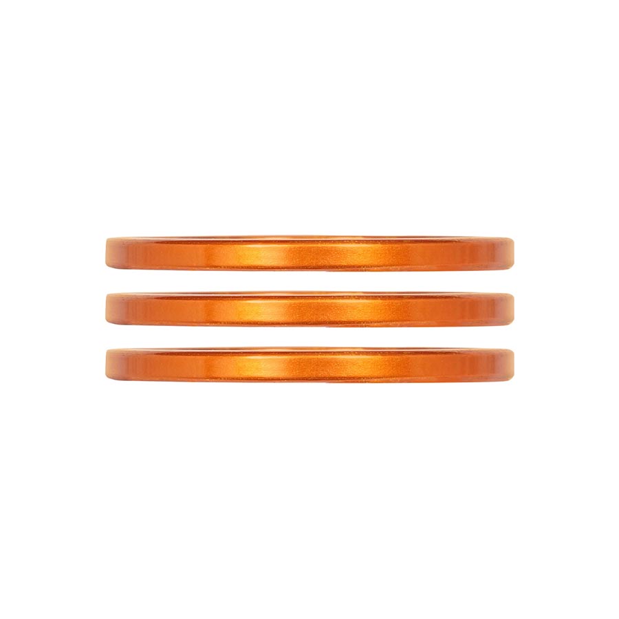 Entretoise de direction Industry Nine iRiX - 1-1/8'' Hauteur : 2,5 mm Aluminium - Orange (3pcs)