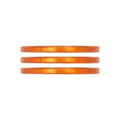 Industry Nine iRiX Headset Spacer - 1-1/8'' Height: 2.5mm Aluminum - Orange (3pcs)