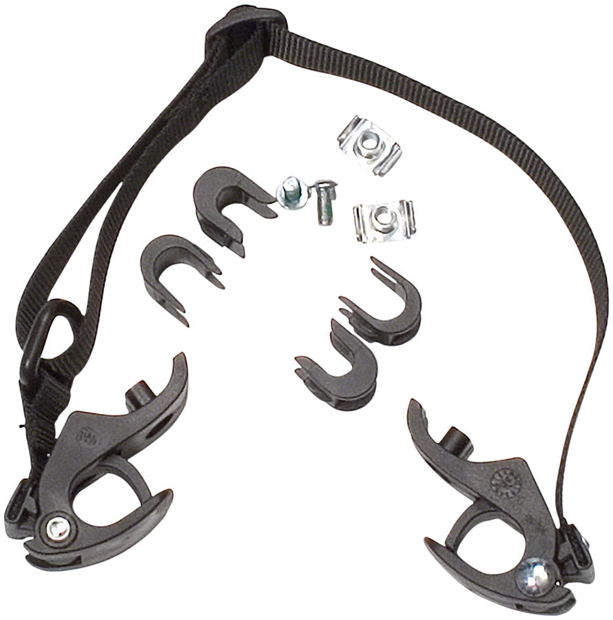 Ortlieb Replacement Pannier Hooks for QL1 Systems - Black