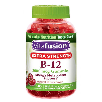 Vitafusion B-12 Gummies Extra Fortes - 90 Compteurs