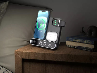Premium Multi-Functional Wireless Charging Station