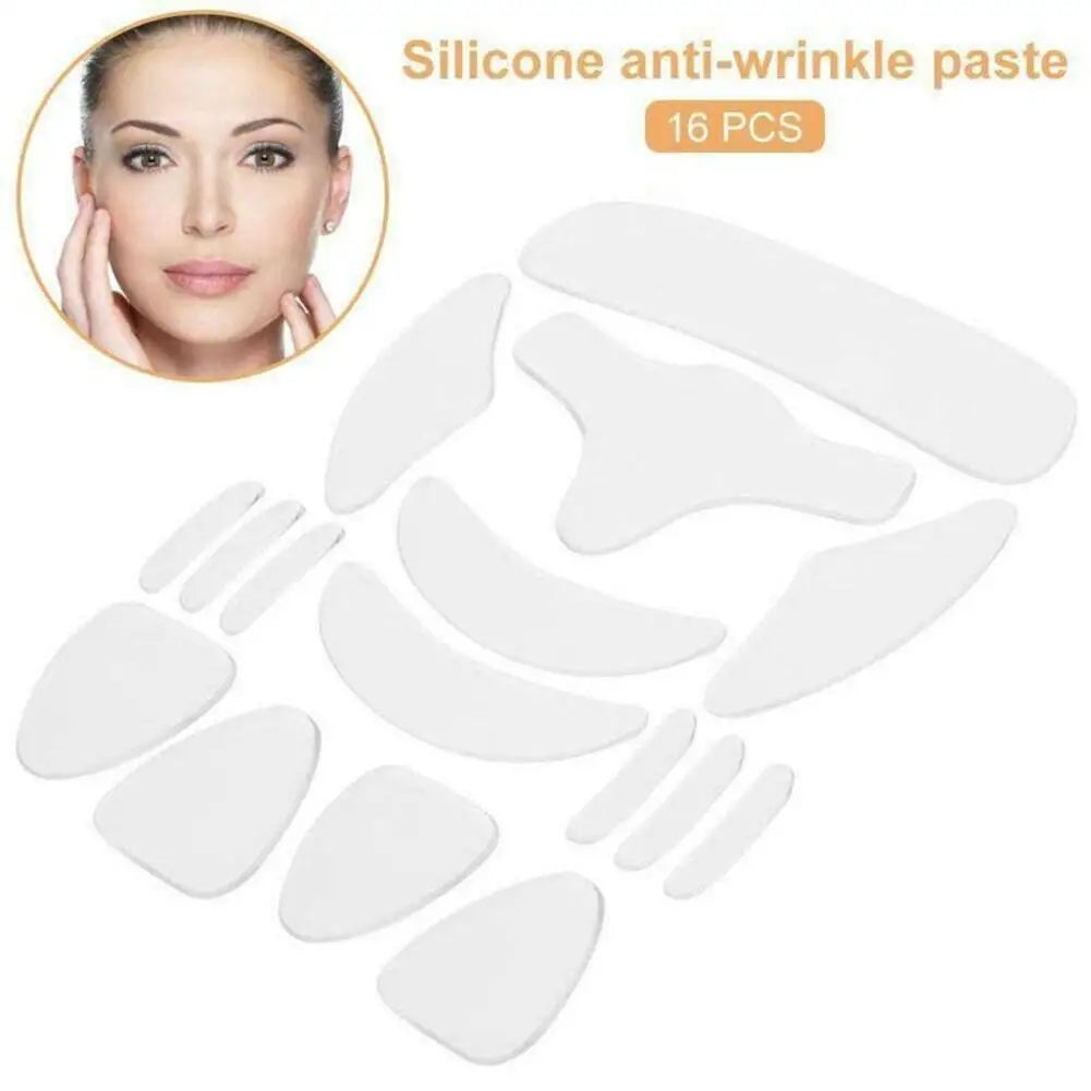 Ensemble de 18 Patches Faciaux en Silicone Réutilisables