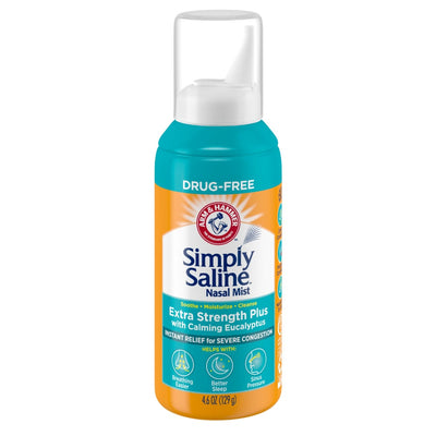 Brume Nasale Simply Saline Extra Force Plus Eucalyptus, 4,6 Oz