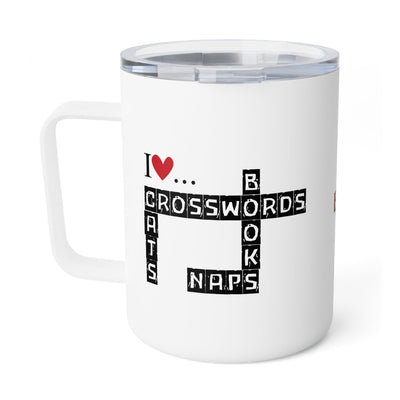 Mug isolé Crosswords and Cats - 10oz