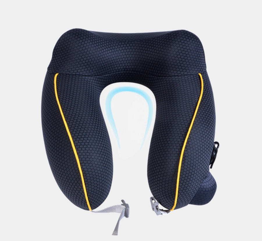 Almohada de viaje inflable U-Pillow