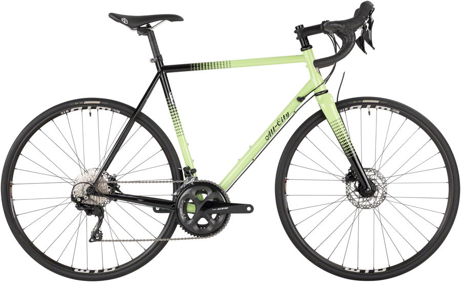 Bicicleta All-City Zig Zag - Acero 700c 105 Honeydew Bling 55cm