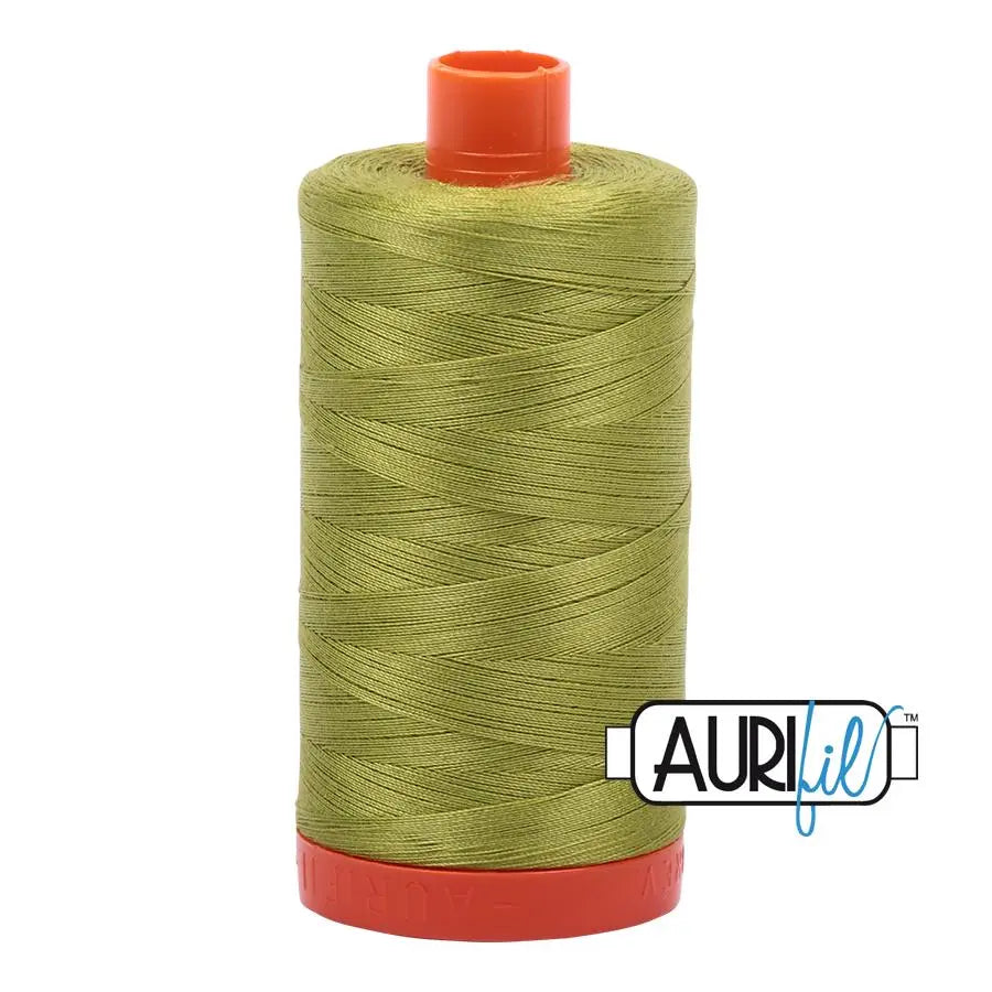 Light Leaf Green Aurifil Cotton 50wt Large Spool