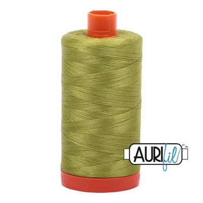 Light Leaf Green Aurifil Cotton 50wt Large Spool
