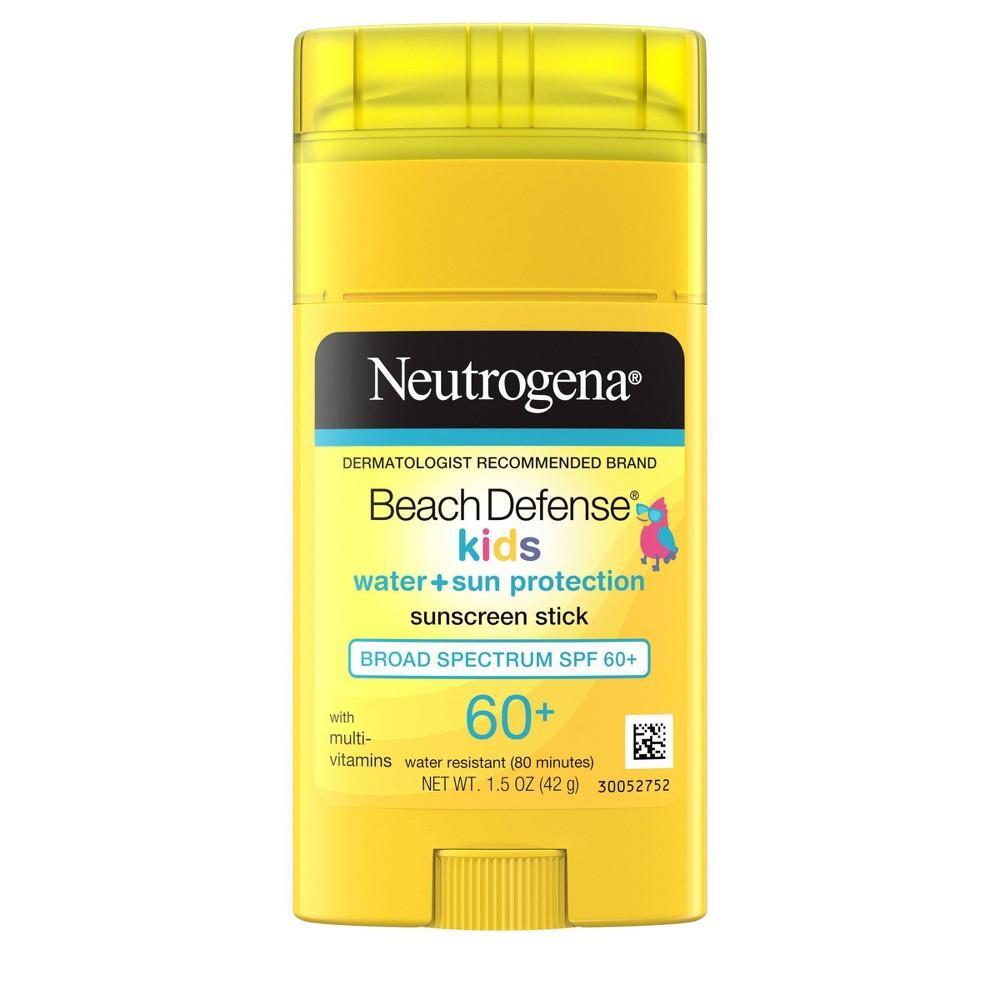 Neutrogena Beach Defense Kids SPF 60+ Sunscreen Stick - 1.5 Oz