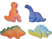 Dinosaurs Assortment Sugars - 120 Pack