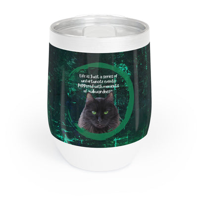 Vaso de vino Awkwardness Chill