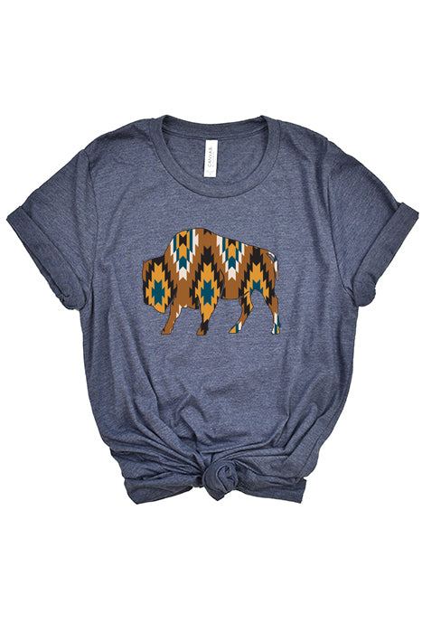 Aztec Buffalo-1166 Unisex T-Shirt
