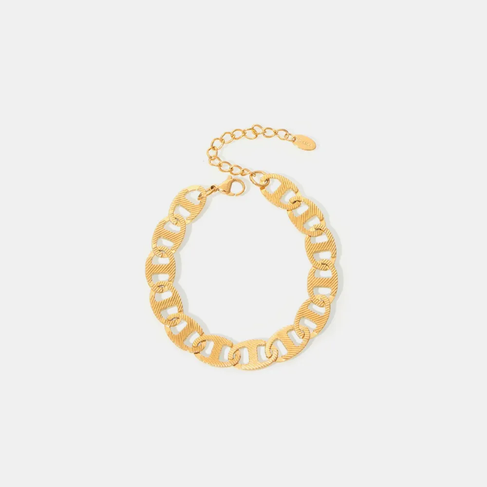 Handmade Gold-Plated Titanium Steel Women's Bracelet