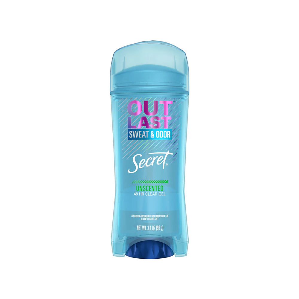 Secret Outlast Clear Gel Antiperspirant & Deodorant for Women - Unscented 2.6oz