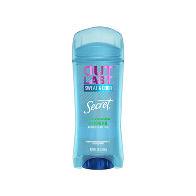 Secret Outlast Clear Gel Antiperspirant & Deodorant for Women - Unscented 2.6oz