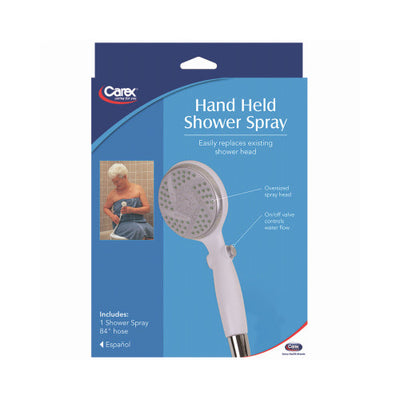 Carex Handheld Shower Head with 84-Inch Hose