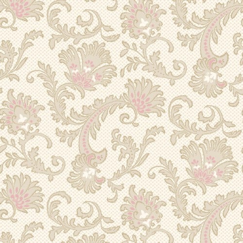 Tissu large en coton à motifs floraux Candlelight & Romance