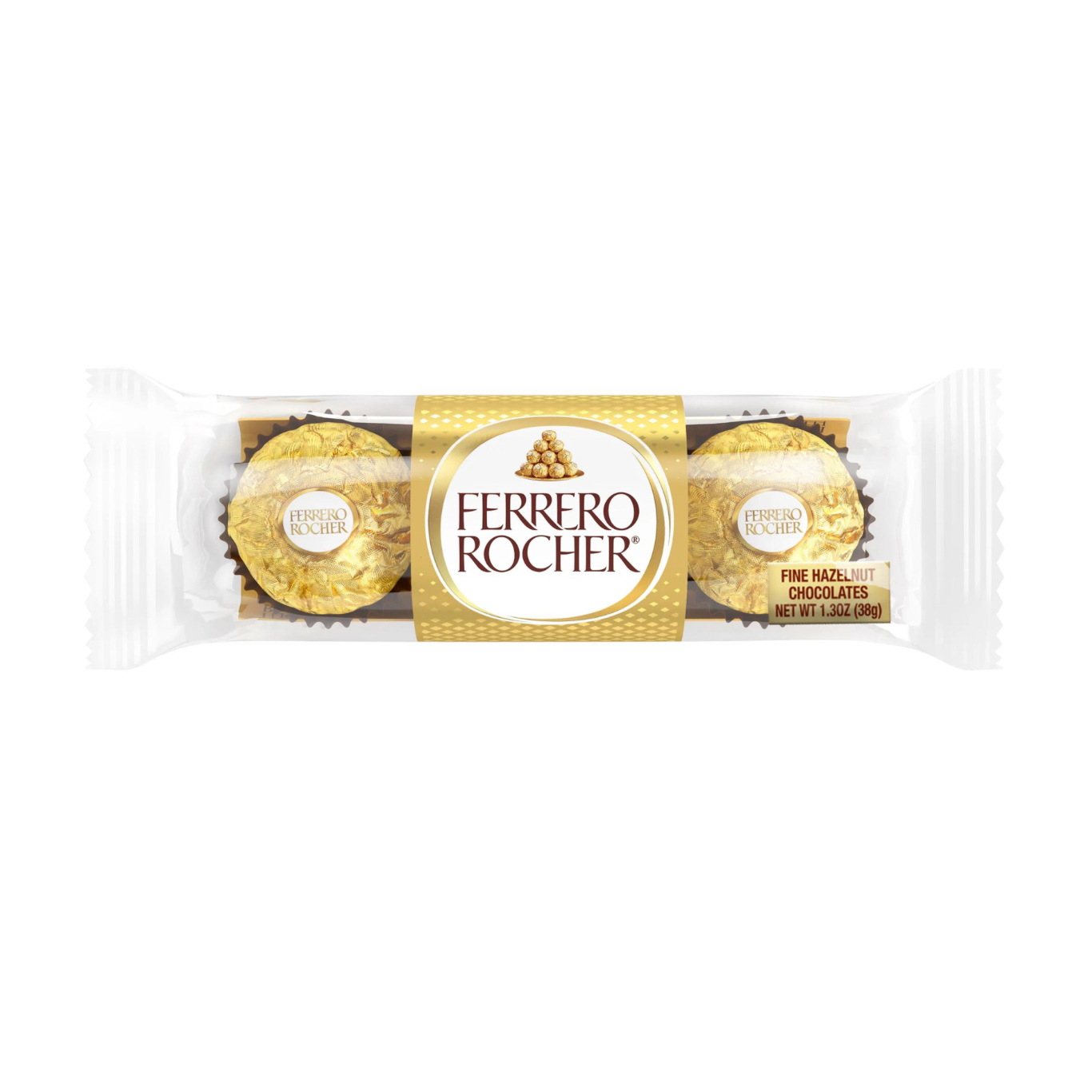 Chocolates Finos de Avellana Ferrero Rocher - 1.3oz/3ct