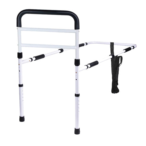 Barra de soporte ajustable para cama para mayor seguridad