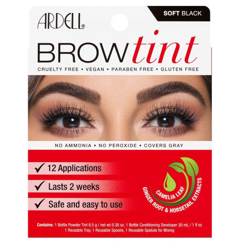 Tinte de Cejas Ardell, Negro Suave - Set de 5 Piezas
