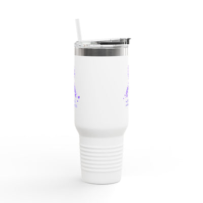 Mug de voyage isolé de sensibilisation à l'épilepsie - 40 oz
