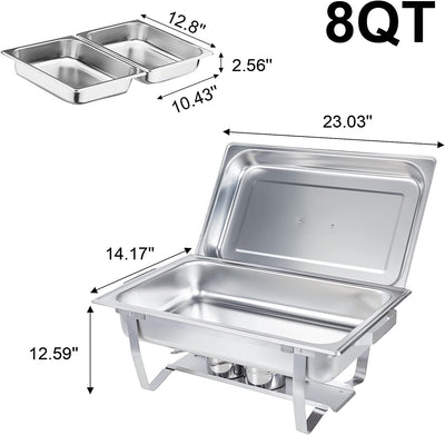 Buffet Catering Dish For Home and Outdoor 2 sets - Korvel