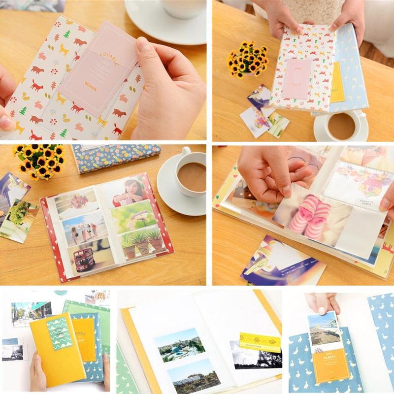 Álbum Mini de 120 Bolsillos - Elegante Estuche para Fotos