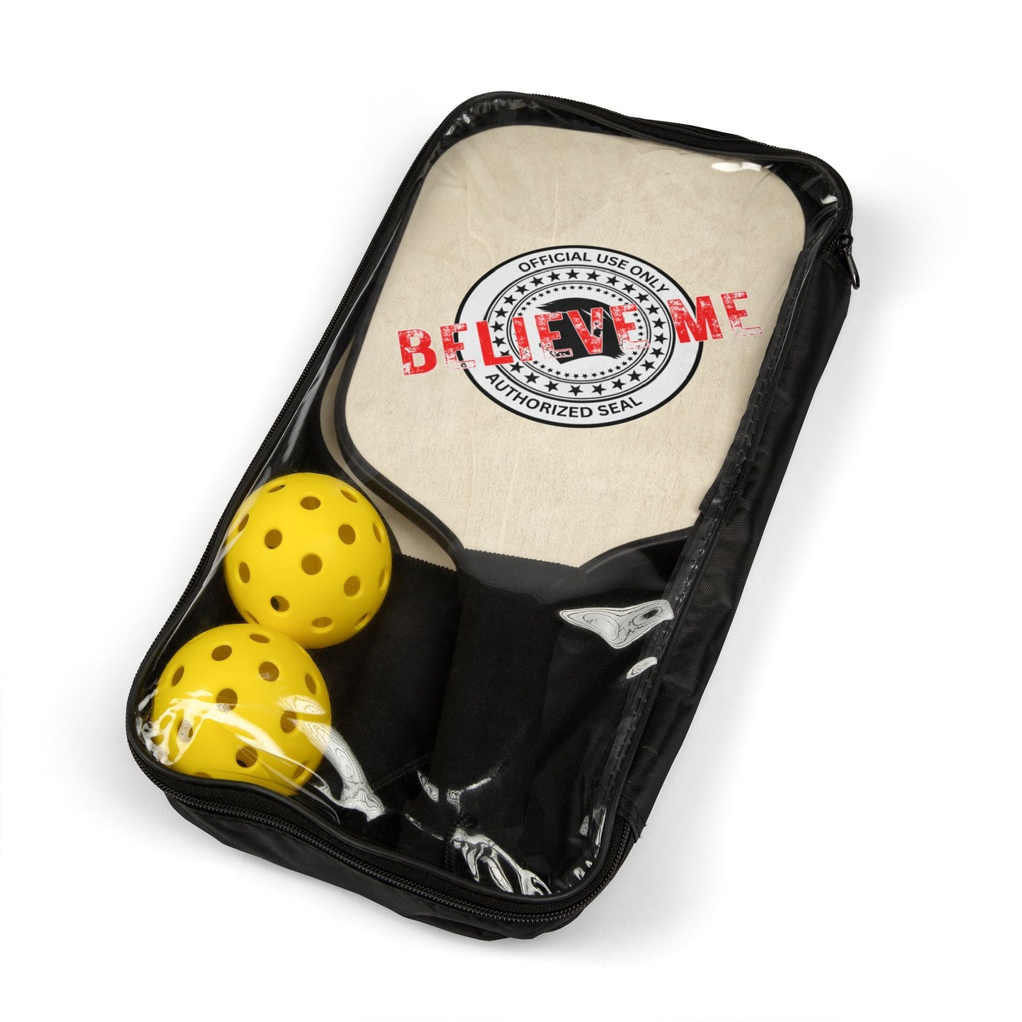 Believe Me Pickleball Set – Parody Paddle Kit
