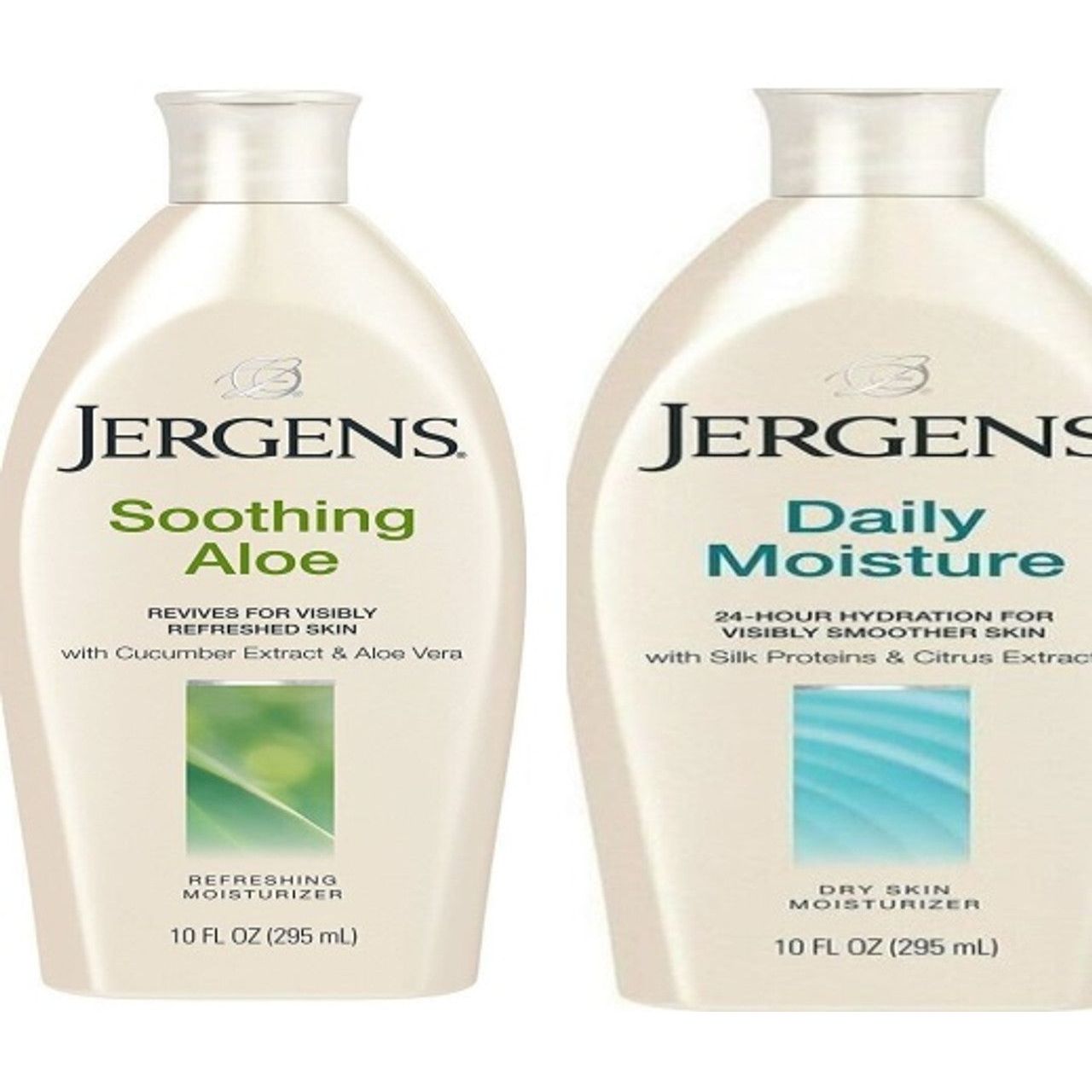 Lotion hydratante apaisante à l'aloe vera Jergens - 10 oz