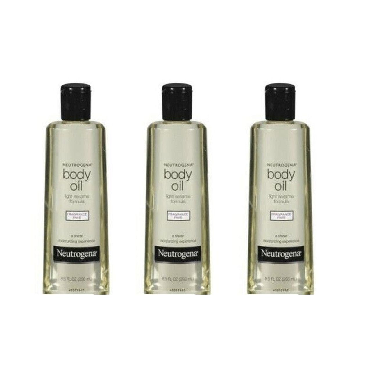 Huile Corporelle Sans Parfum Neutrogena, Formule Légère au Sésame 8,5 Oz