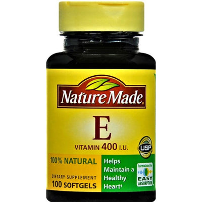 Nature Made Vitamin E Softgels 400 IU - 100 Count