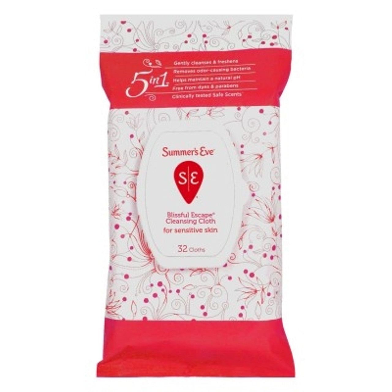 Lingettes nettoyantes Summer's Eve, Évasion enchanteresse