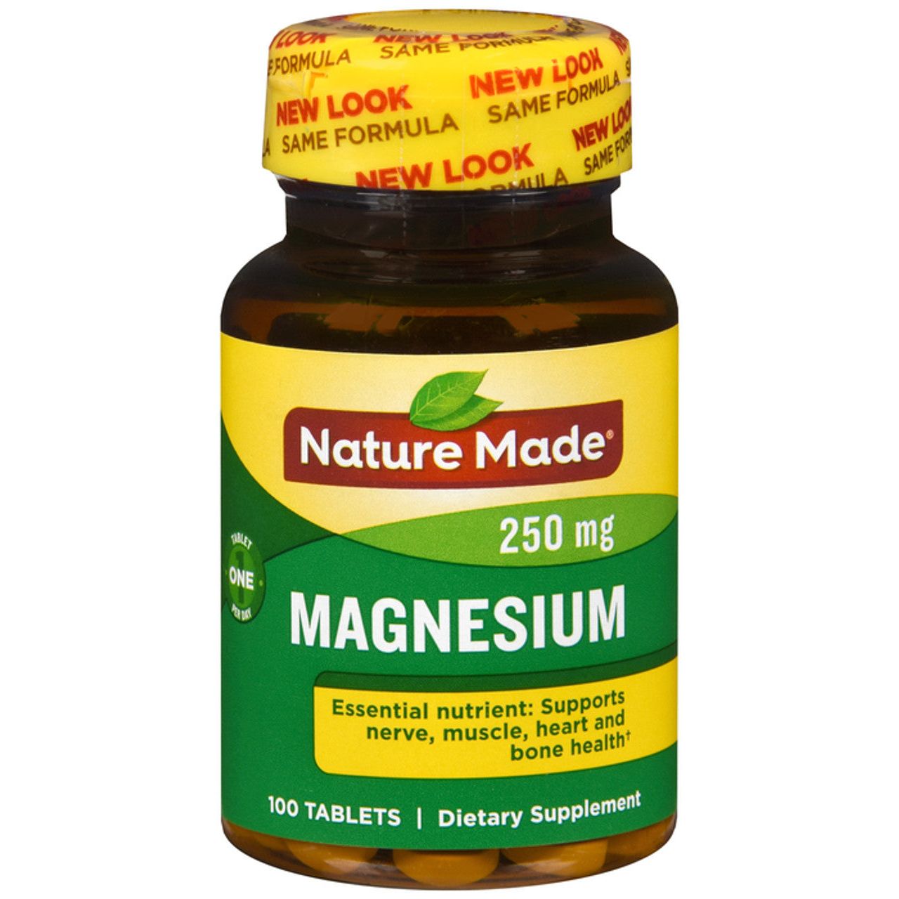 Nature Made Magnésium Oxyde 250 Mg Comprimés, 100 Comptes