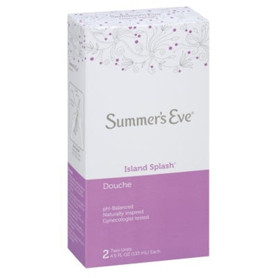 Summer's Eve Douche, Island Splash - 2 Units, 4.5 Oz Each