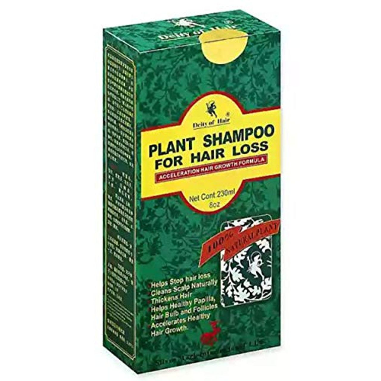 Paquete Deidad del Cabello De 2: Champú Cabello Negro, 8 Oz