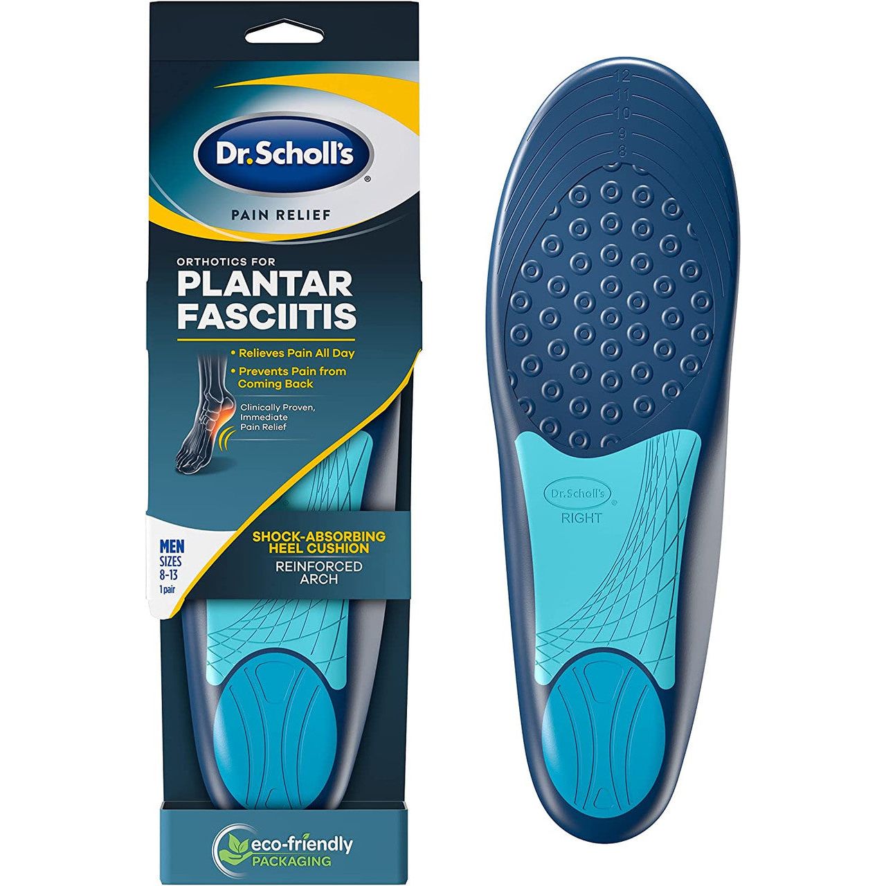 Ortopédicos Dr. Scholl para hombres - Alivio de la fascitis plantar