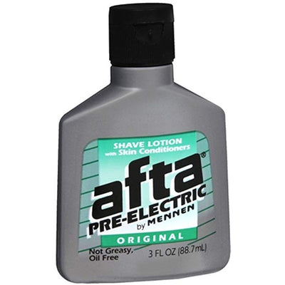 Lotion de pré-rasage électrique Afta avec conditionneurs de peau - 3 Oz