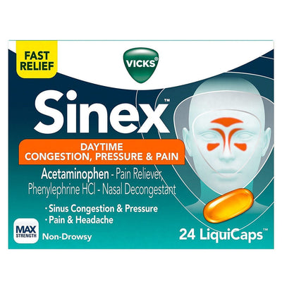 Vicks Sinex Severe Sinus Pressure LiquiCaps