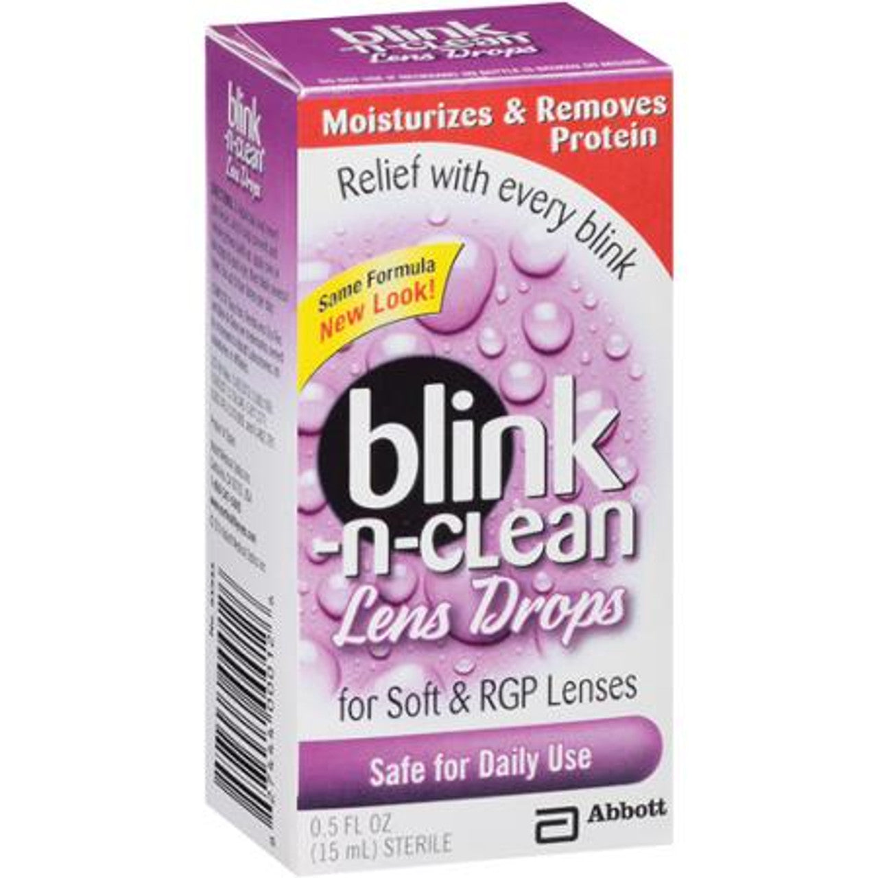 Blink-N-Clean Gotas para Lentes - Gotas Lubricantes y Limpiadoras para Lentes de Contacto
