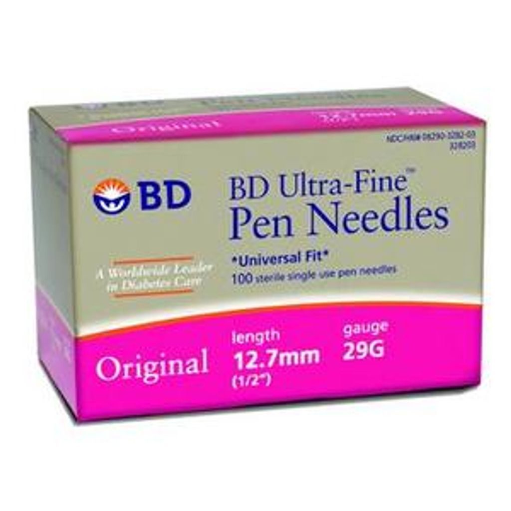 Agujas de Pluma Original BD Ultra-Finas 12.7mm X 29G